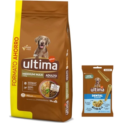 Ultima Medium/Maxi Adult Chicken & Rice 18 kg