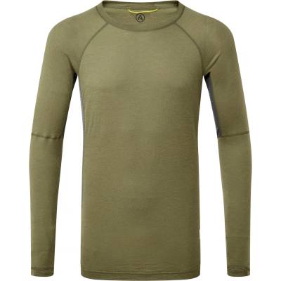 ARTILECT Мъжко мериносово термобельо ARTILECT Boulder 125 Crew L/S Merino base layer - Kalamata / Ash - размер XL (015-1236-0315)