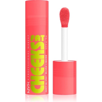 NYX Professional Makeup Fat Cheeks Juicy Blush течен руж цвят 05 Peach Plunge 8ml