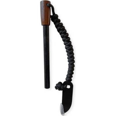 PKS Kresadlo XL s rukoväťou Lignamon a škrtadlom knife čierne-hnedé