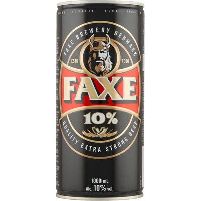 Faxe Extra Strong 10% 1 l (plech) – Zbozi.Blesk.cz