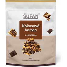 ŠUFAN Kokosová hnízda s čokoládou 170 g