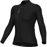 Alé Дамска фланелка с дълъг ръкав за колоездене Alé Women's Pragma Color Block L/S Jersey Cycling jersey - Black (156-2371-0115)