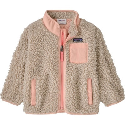 Patagonia Детско поларено яке Patagonia Kid's Baby Retro-X Jacket Casual jacket - Natural / Sunlit Pink - размер 12-18 Months (703-6202-0613)