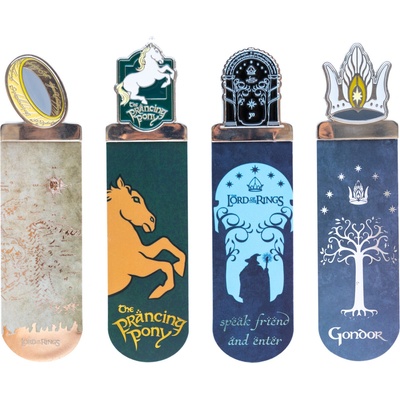 Grupo Erik Sada záložek do knihy 4 ks, Pán prstenů – Zboží Dáma