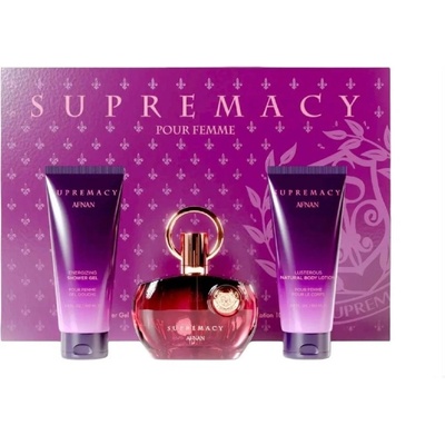 Afnan Supremacy Purple -EDP 100 ml + Body Lotiotin 100 ml+ Shower Gel 100 ml за жени