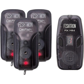 Flajzar CATFISHTX3 SET 3+1+RX MINI SETCAT331 Černá