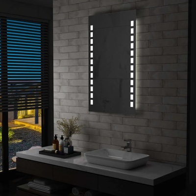 vidaXL LED стенно огледало за баня 60x100 см (144698)