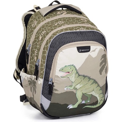 Bagmaster LUMI 24 C batoh dinosaurus zelená