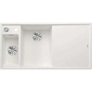 BLANCO Axia III 6 - Силгранитна мивка, 100x51 см, с контрол на оттичането и аксесоари, InFino, бяла 524657 (524657) Мивка за вграждане