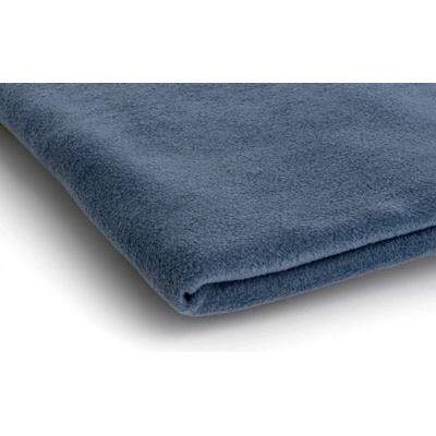 Polar fleece látka 200 g/m², šířka 150 cm, denim, metráž
