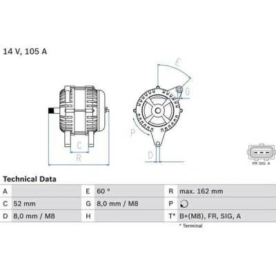 BOSCH Generátor 0986081090