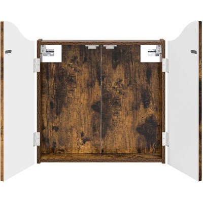 vidaXL Кабинет за дартборд Опушен дъб 56 x 12 x 63 см (8006656)
