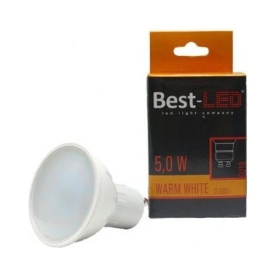 Best-LED LED žárovka GU10, 5W 40W , teplá bílá 90BGU105440W
