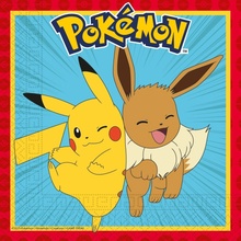 Procos Ubrousky papírové EKO Pokemon 33x33cm 20ks