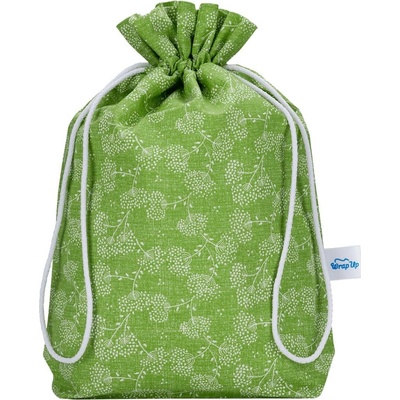 Malý wrapáček M - Květy na zelené