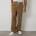 Threadbare Панталони Threadbare Linen Blend Loose Fit Trousers - Stone