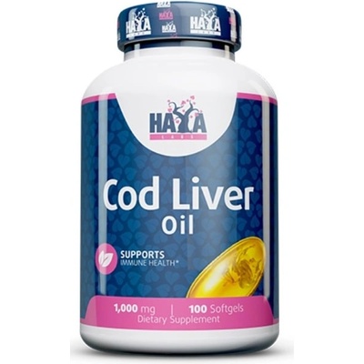Haya Labs Cod Liver Oil, 100 капсули, Haya Labs