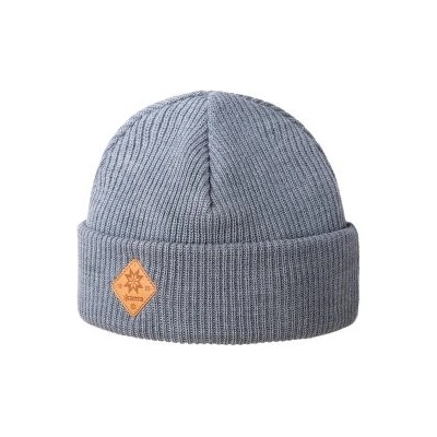 Kama Knitted merino beanie A136 109 grey šedá