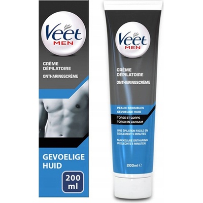 VEET MEN TOTAL PRO DEPILAČNÍ KRÉM pro citlivou pokožku 200 ml