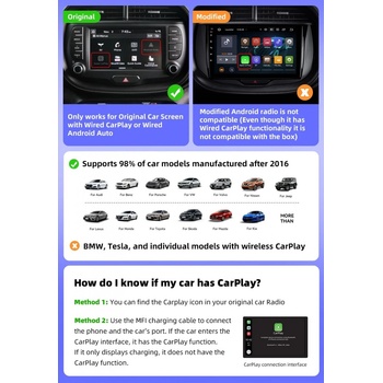 Vivas Безжичен адаптер Wireless CarPlay/Android auto Adapter AI Box, Wireless Carplay (Adapter AI Box)
