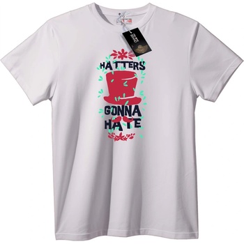 NOONEBRAND Тениска Шапкаджии ще мразят - 2XL, Black