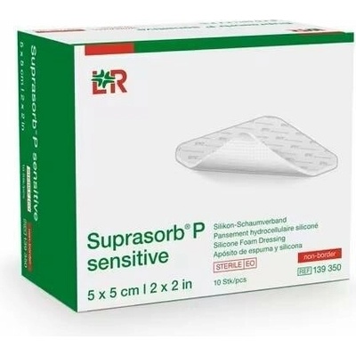 Suprasorb P Sensitive, Border Lite - 5 x 5 cm—10 ks