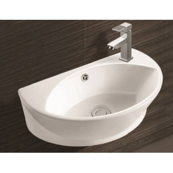 Image 1 of Inter Ceramic УМИВАЛНИК icc3045r 45см С ДЕСЕН ОТВОР БЯЛ (icc3045r)