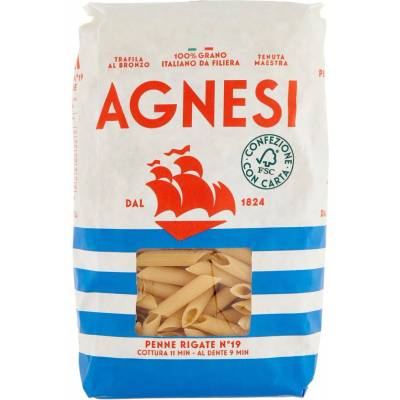 Agnesi penne cestoviny No.19 1 kg