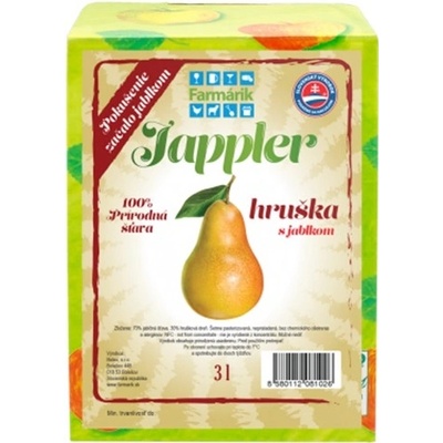 Farmárik Jablčná šťava s hruškou 3000 ml