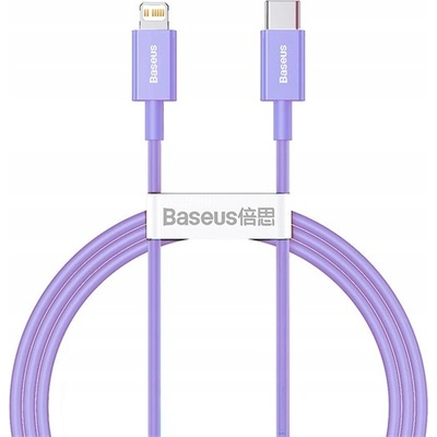 IPAD / IPAD 2 / IPAD 3-то поколение BASEUS SUPERIOR кабел за данни Type-C - Lightning, 100 см, LILA CAYS001505 (CAYS001505)