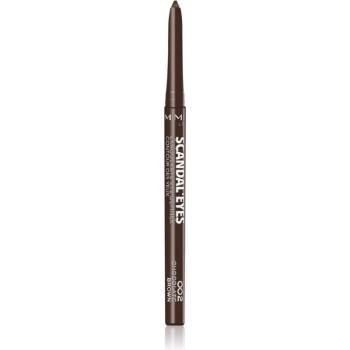 Rimmel ScandalEyes Exaggerate автоматичен молив за очи цвят 002 Chocolate Brown 0, 35 гр