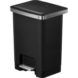 EKO-Europe Кош за отпадъци EKO HANA II с педал (25 л) - черен (EKO 638825 - Black)