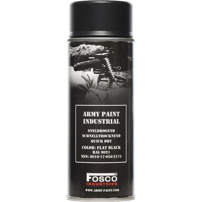 Barva ARMY ve spreji 400 ml FOSCO® - černá