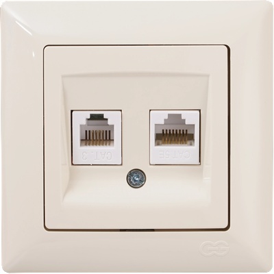 Günsan Visage КОНТАКТ rj45+rj11 КРЕМ (m042122)