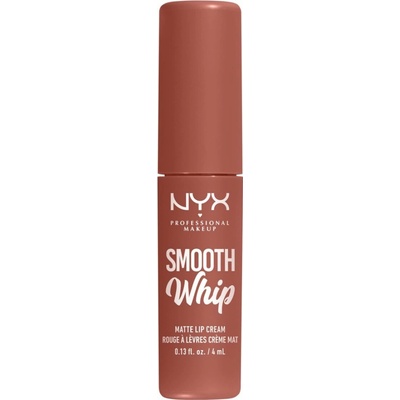NYX Professional Makeup Smooth Whip Matte Lip Cream zamatový rúž s vyhladzujúcim efektom 04 Teddy Fluff 4 ml