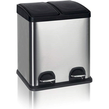 Brilanz Koš recyklovací odpadkový nerezový SAVERY 40 l 2 x 20 l
