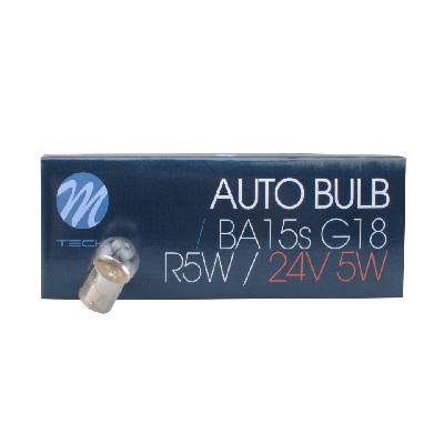 24V5W G18 BA15s CLEAR крушка (Z930)