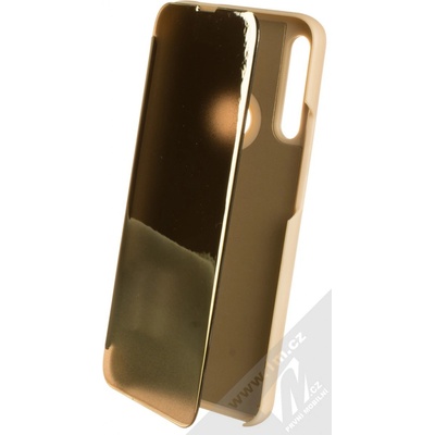 Pouzdro 1Mcz Clear View Huawei P Smart Z, Honor 9X zlaté – Zboží Živě