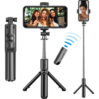 Diva Xmart Селфи стик с вграден трипод и Bluetooth дистанционно за заснемане от разстояние (18612)