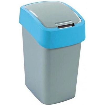 Curver Strend Curver FLIP BIN 10 l šedostříbrná/modrá koš na odpad
