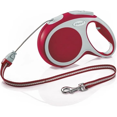 flexi VARIO Cord M - 8m, до 20kg ЧЕРВЕН (20587166)