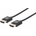 Manhattan Кабел MANHATTAN 394352, 4k High Speed HDMI M/M, с Ethernet, HEC, ARC, 3D, 1 м, Черен, 394352