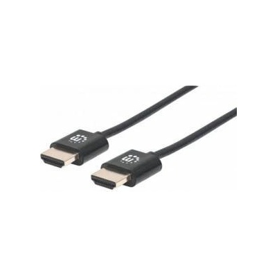 Manhattan Кабел MANHATTAN 394352, 4k High Speed HDMI M/M, с Ethernet, HEC, ARC, 3D, 1 м, Черен, 394352