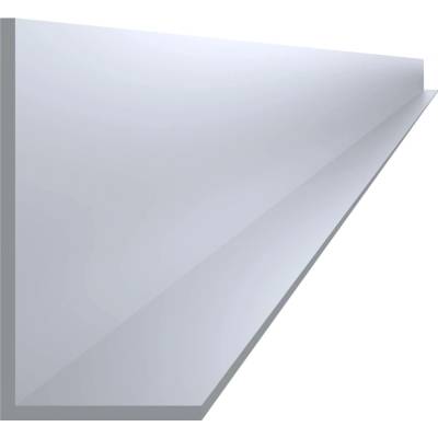 L profil 80x40x3mm,dĺžka 6000mm, materiál EN AW-6060 T66, prírodný hliník bez povrchovej úpravy, cena za kus