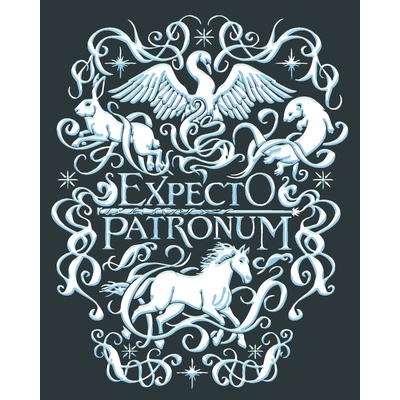 ZUTY Malování podle čísel PLAKÁT EXPECTO PATRONUM HARRY POTTER Rozměr 40 x 50 cm Rámování vypnuté plátno na rám