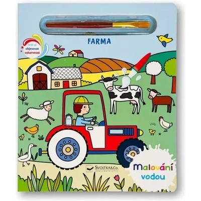Lowlands Kouzelné malování vodou Farma omalovánky 15x19cm – Zboží Dáma
