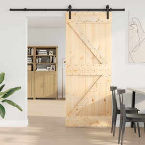 vidaXL Преплъзваща се врата NARVIK 85 x 210 см (213, 5 см) (3445210)