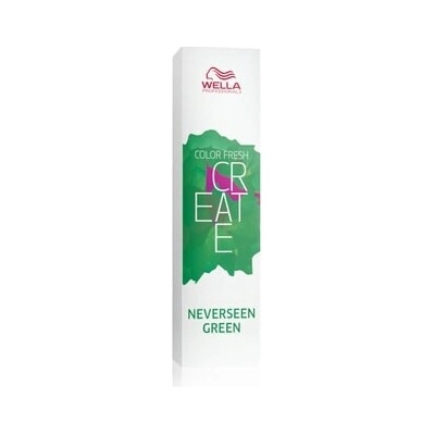 Wella Professionals Color Fresh Create Neverseen Green Profesionální tónování vlasů Unisex Zelená 60 ml