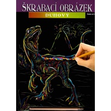 ArtLover škrabací obrázek duhový Tarbosaurus